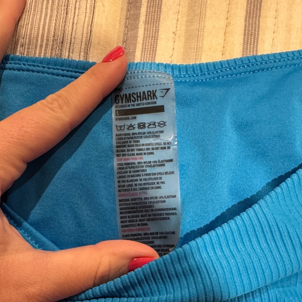 Gymshark Ocean Blue Bikini Bottom - Picture 2 of 3